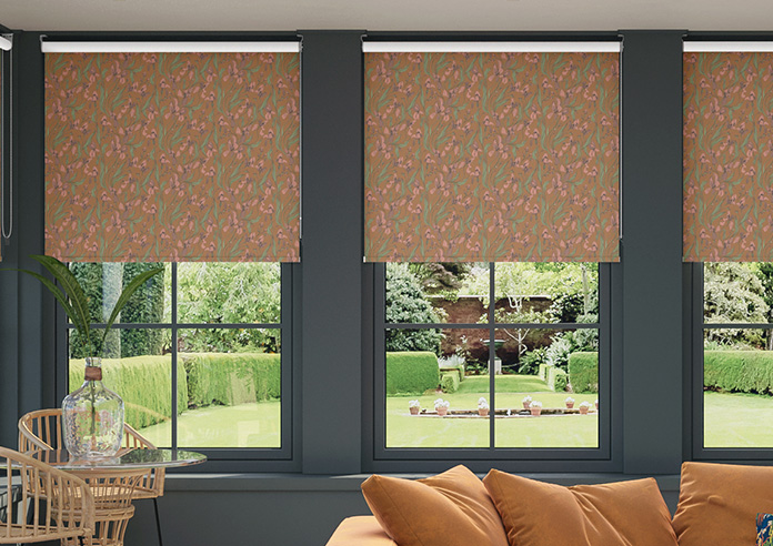 Iris, Toasted Orange - Twist&Fit Roller Blind - Image 3